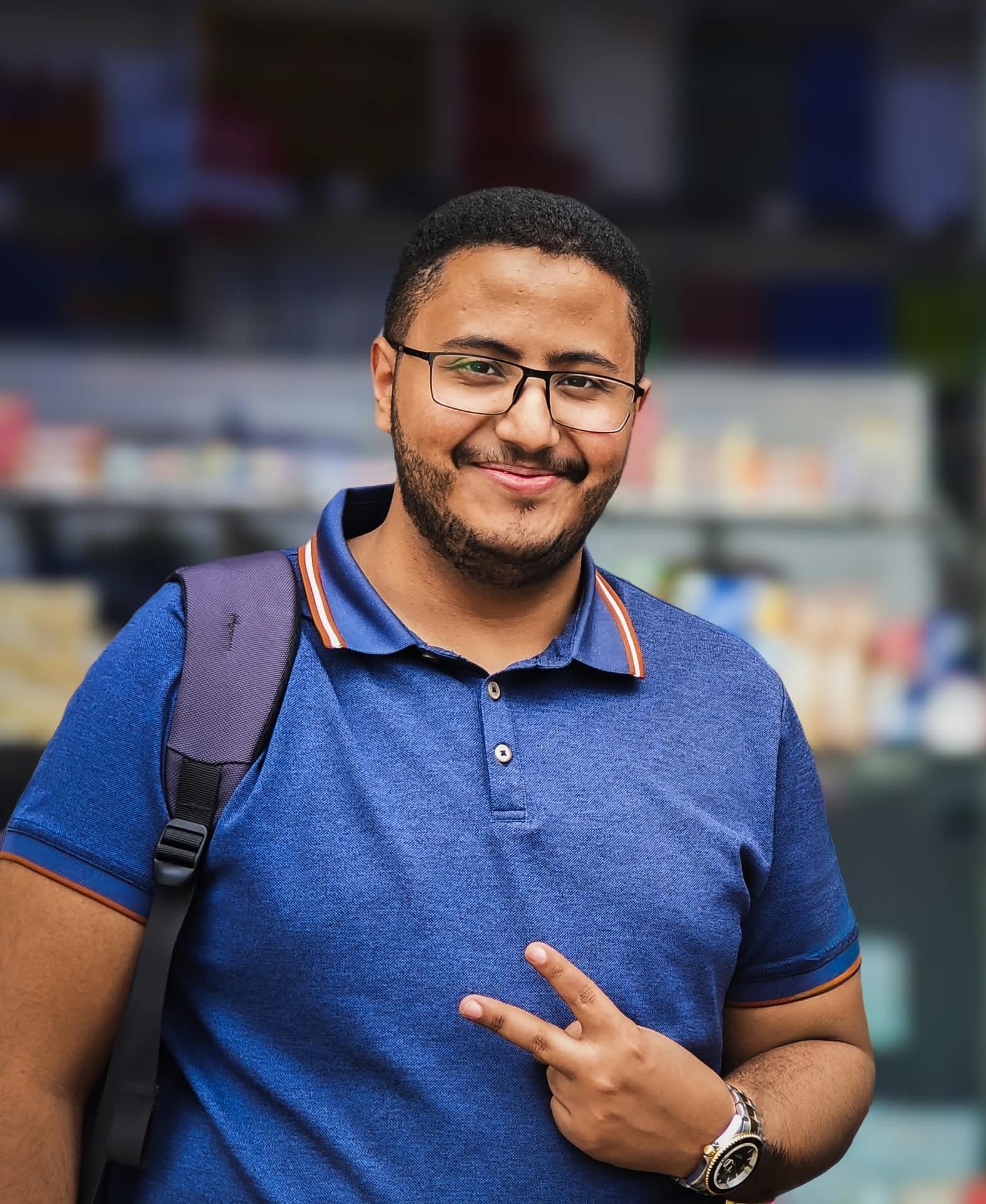 Mohammed Babaqi smiling